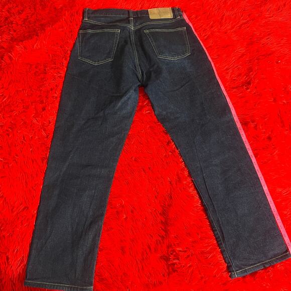 Buck Mason Ford Standard Dark Denim Double Dipped Button Fly Jeans Size 31 Waist - Picture 3 of 4